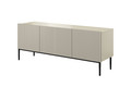 TV Cabinet Nicole 150 cm, cashmere/black legs