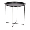 Metal Side Table Isa, black