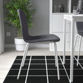 KARLPETTER Chair, Gunnared medium grey/Sefast white