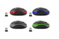 Titanum Wireless Optical Mouse VOLTURE 3D 2.4GHz, black-grey