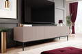 TV Cabinet Nicole 200 cm, antique pink, black legs