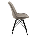 Chair Eris, corduroy, grey