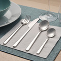 LÖFTESRIK 24-piece cutlery set, stainless steel