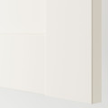 PAX / BERGSBO Wardrobe combination, white/white, 150x66x236 cm