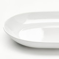 GODMIDDAG Serving plate, white, 32x18 cm