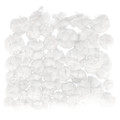 Pompoms 43pcs, white