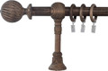 Wooden Curtain Rod 160 cm, oiled ash