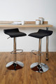 Cooke&Lewis Bar Stool Daphne, black