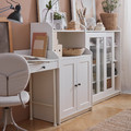 HAUGA Cabinet with 2 doors, white, 70x116 cm