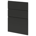 METOD 3 fronts for dishwasher, Upplöv matt anthracite, 60 cm