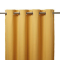 Curtain GoodHome Taowa 140x260cm, mustard yellow