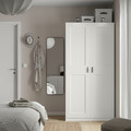 PAX / GRIMO Wardrobe combination, white/white, 100x60x201 cm