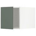 METOD Top cabinet, white/Bodarp grey-green, 40x40 cm