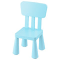 MAMMUT Children's chair, in/outdoor/light blue