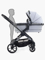 iCandy Peach 7 Designer Pushchair and Carrycot Light Grey - Complete Bundle