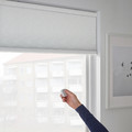 TREDANSEN Block-out cellular blind, wireless/battery-operated white, 60x195 cm