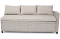 Outdoor Corner Sofa with Table Set Stockholm, grey