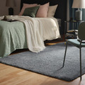 SPENTRUP Rug, high pile, light grey-turquoise/dotted, 160x230 cm