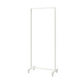 MITTZON Frame with castors, white, 85x205x50 cm