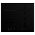 TREVLIG Induction hob, black IKEA 300 black, 59 cm