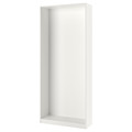 PAX Wardrobe frame, white, 100x35x236 cm