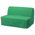LYCKSELE Cover for 2-seat sofa-bed, Vansbro bright green