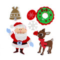 Craft Christmas Self-Adhesive Decorative Stickers 6pcs