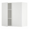 METOD Wall cabinet with shelves/2 doors, white/Stensund white, 80x80 cm