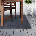 MORUM Rug flatwoven, in/outdoor, dark grey, 160x230 cm