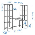 VITTSJÖ Shelving unit with laptop table