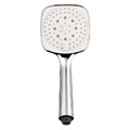 GoodHome Shower Head Teesta 3-spray, chrome/white