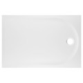 GoodHome Shower Tray Cavally, rectangular, 80x100 cm, white