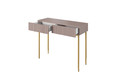 Modern Console Table Dresser Dressing Table Nicole, antique pink, gold legs