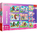 Trefl Children's Puzzle Gabby's Dollhouse 10in1 4+