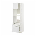 METOD / MAXIMERA Hi cab f ov/combi ov w dr/2 drwrs, white/Stensund white, 60x60x200 cm