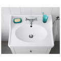 RÄTTVIKEN Single wash-basin, white, 62x49x6 cm