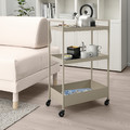 NISSAFORS Trolley, beige, 50.5x30x83 cm