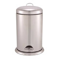 GoodHome Bathroom Waste Bin Korana 10 l, chrome