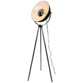 GoodHome Floor Lamp Selinda E27, chrome/black