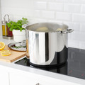 IKEA 365+ Pot with lid, stainless steel, 15.0 l