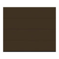 Sectional Garage Door 2500 x 2125 mm L with drive Isomatic brown