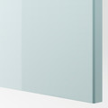 FARDAL Door, high-gloss light grey-blue, 50x229 cm