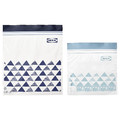 ISTAD Resealable bag, patterned/blue, 60 pack