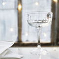 FRÖJDA Champagne coupe, clear glass, 20 cl