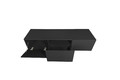 Wall-Mounted TV Cabinet Nicole 150 cm, black/matt black