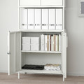 TROTTEN Cabinet with doors, white, 70x35x173 cm