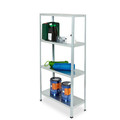 Steel Shelving Unit 140x70x30cm 4 Shelves 40kg, galvanized