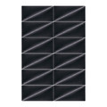 Upholstered Wall Panel Triangle Stegu Mollis 15x30cm 2pcs R, black