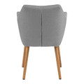 Upholstered Chair Nora, Light Grey