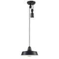 GoodHome Pendant Lamp Yarra E27, black